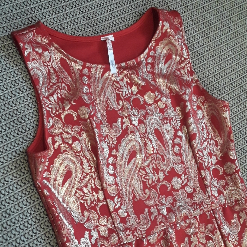 NWOT "codigo"  Red Tank Mini-Dress